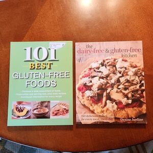 Dairy Free & Gluten Free Cookbook & 101 Best Gluten Free Foods Book Bundle